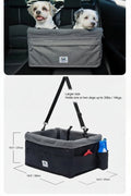 Double pet car seat