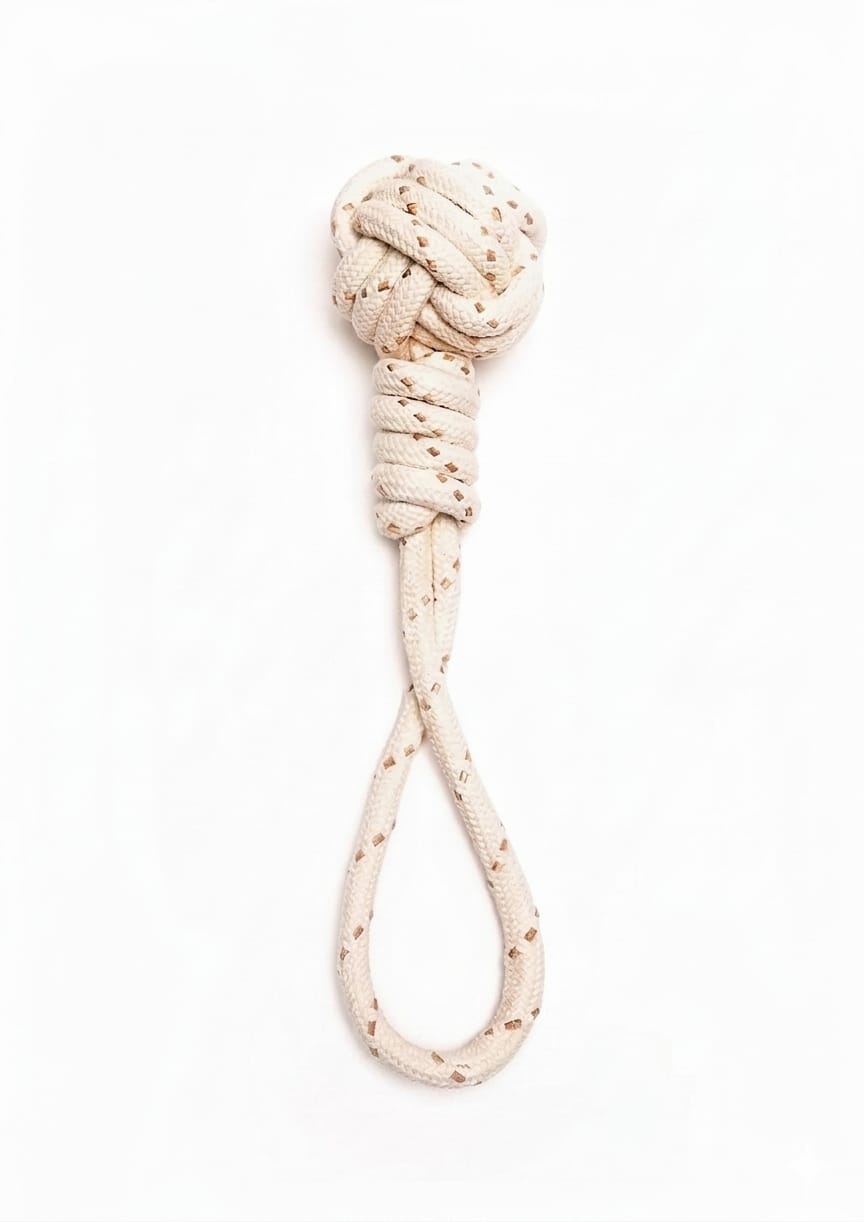 Strong rope toy for large dogs