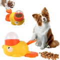 Interactive Press-to-Spin Dog Treat Dispenser Toy